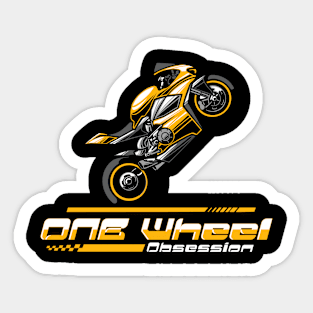 Wheelie Sticker